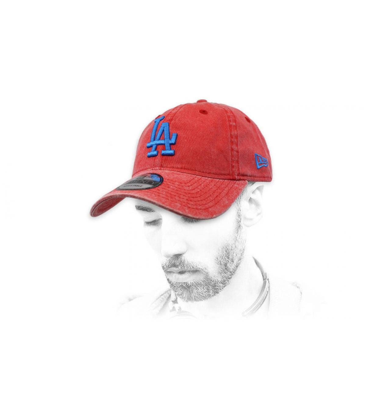 Cap LA rot blau Cap Washed LA 9Twenty scarlet cardinal Cap LA rot blau Cap Washed LA 9Twenty scarlet cardinal